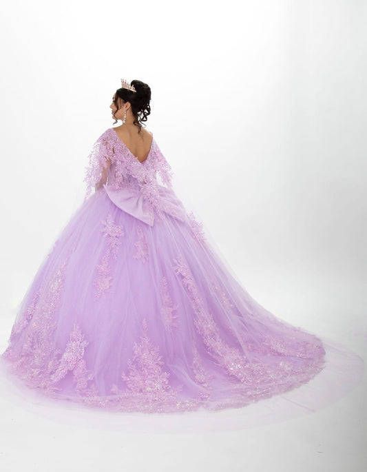 Vestido de XV Años Lila Tornasol - Edición Especial, Mod: 72360-XB