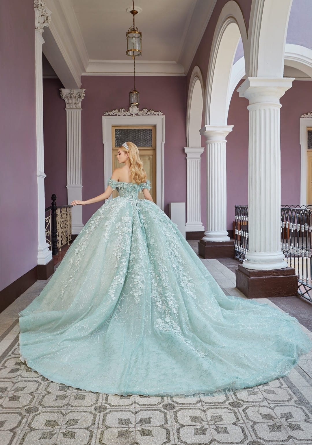 Majesty: El Vestido de tus Sueños – Alta Costura Exclusiva, Mod: FRN2014 Verde sage