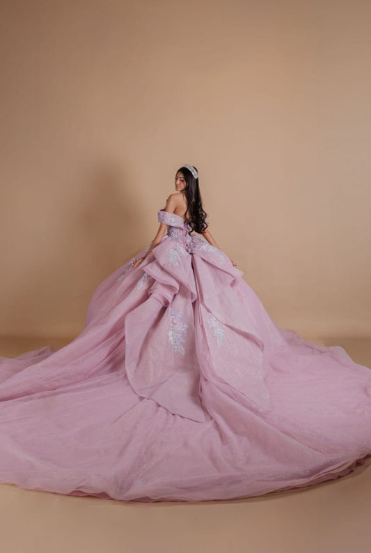 Majesty: El Vestido de tus Sueños – Alta Costura Exclusiva, Mod: FRN2089 Palo de rosa