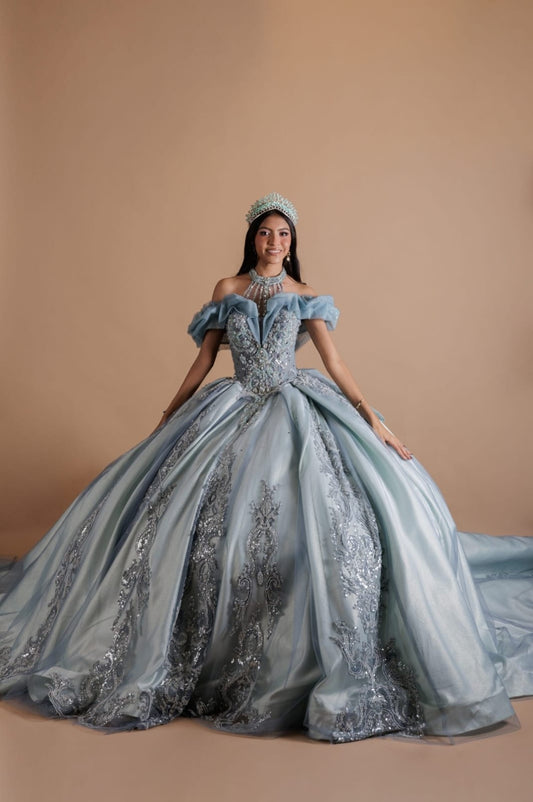 Majesty: El Vestido de tus Sueños – Alta Costura Exclusiva, Mod: FRN2096 Verde sage
