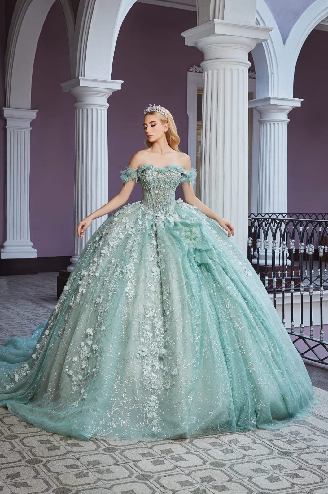Majesty: El Vestido de tus Sueños – Alta Costura Exclusiva, Mod: FRN2014 Verde sage