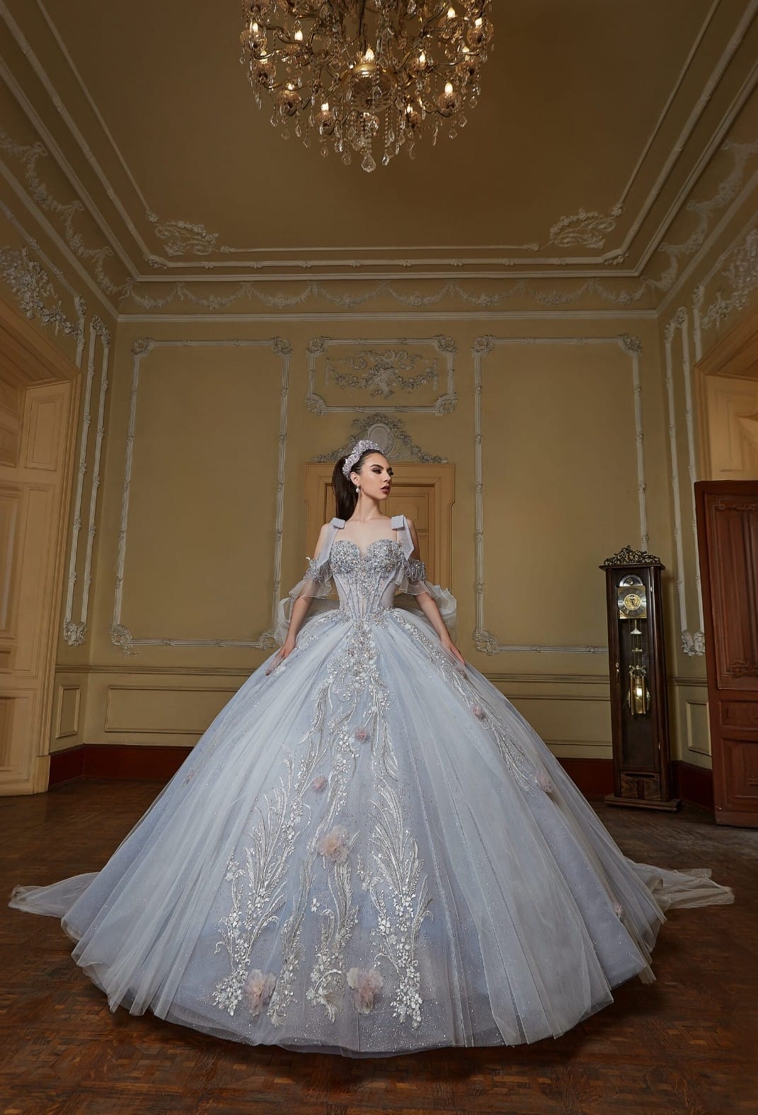 Majesty: El Vestido de tus Sueños – Alta Costura Exclusiva, Mod: 7CN2015 Azul cielo