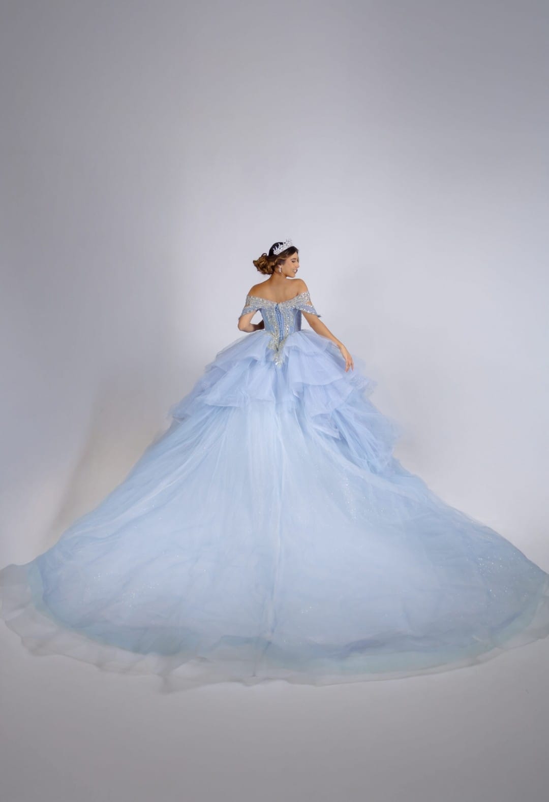 Majesty: El Vestido de tus Sueños – Alta Costura Exclusiva, Mod:  FRN2002 Azul cielo
